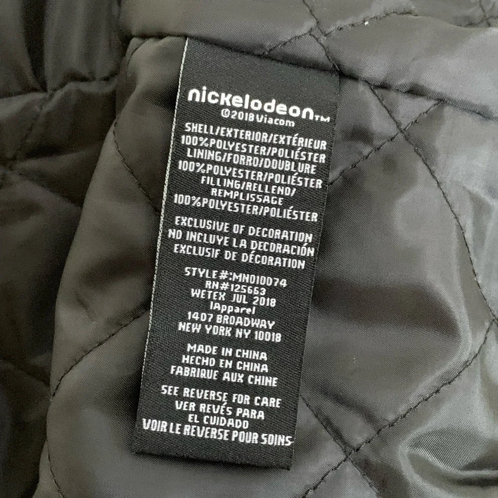 🎉 Nickelodeon x Members Only Bomber Jacket – Size M – Retro 90s Cartoons - Picture 8 of 10